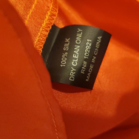 🧡Development By Erica Davies Silk Dress - Picture 7 of 12